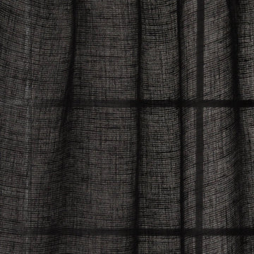 Double Mesh | Jet - Drapery - Fabric