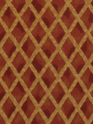 IKAT CROSS | POMEGRANATE - Upholstery - Fabric