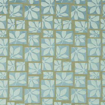 SQUARED LEAF | LAKE - Upholstery - Fabric