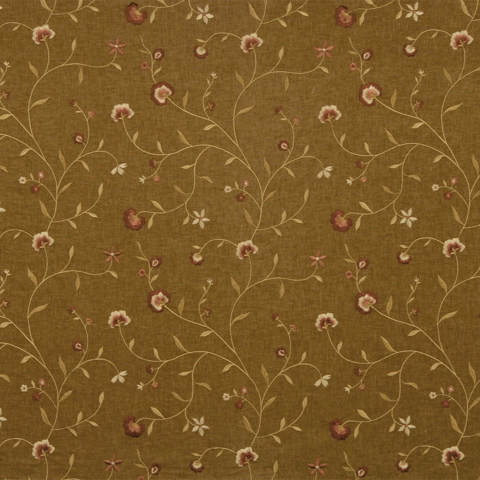 VINE BLOSSOM | ROSEWOOD - Drapery - Fabric