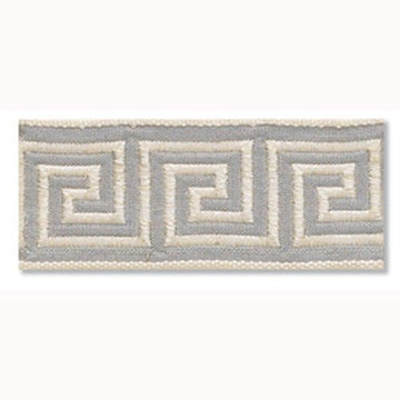 Greek Key Braid | Silver - Trim