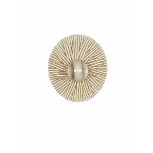 RIBBED BUTTON | BONE - Tassel