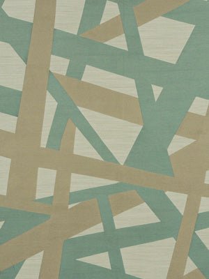 Composition | Dark Aqua - Drapery - Fabric