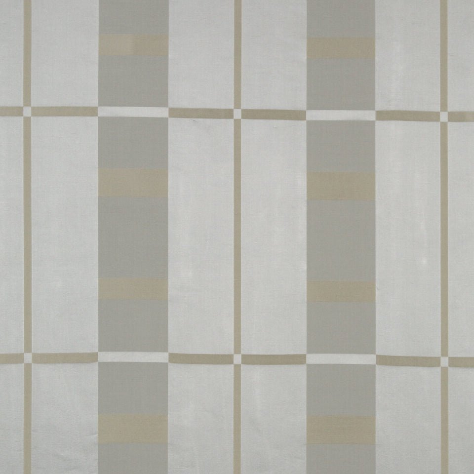 STUDIO PLAID | SILVER - Drapery - Fabric