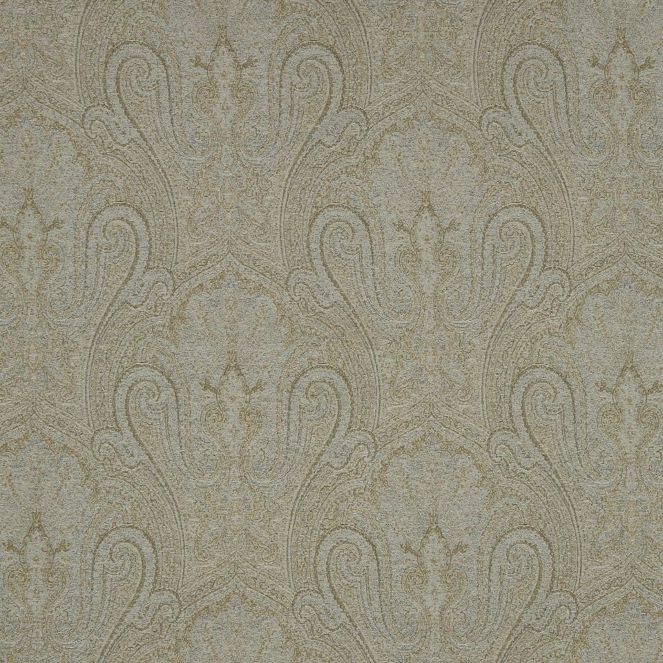 Canvas Paisley | Silver - Upholstery - Fabric
