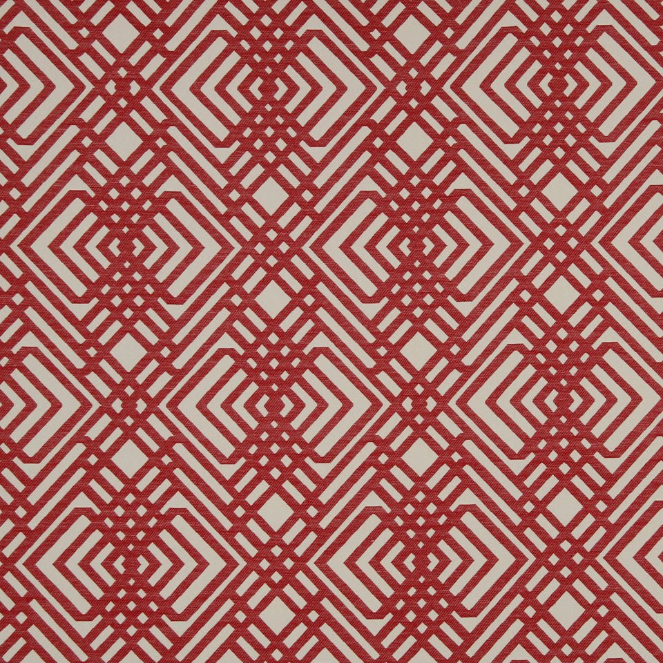 LINES GALORE | RED HOT - Upholstery - Fabric