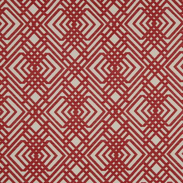 LINES GALORE | RED HOT - Upholstery - Fabric
