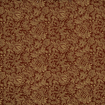 FLORAL FINERY | RED HOT - Upholstery - Fabric