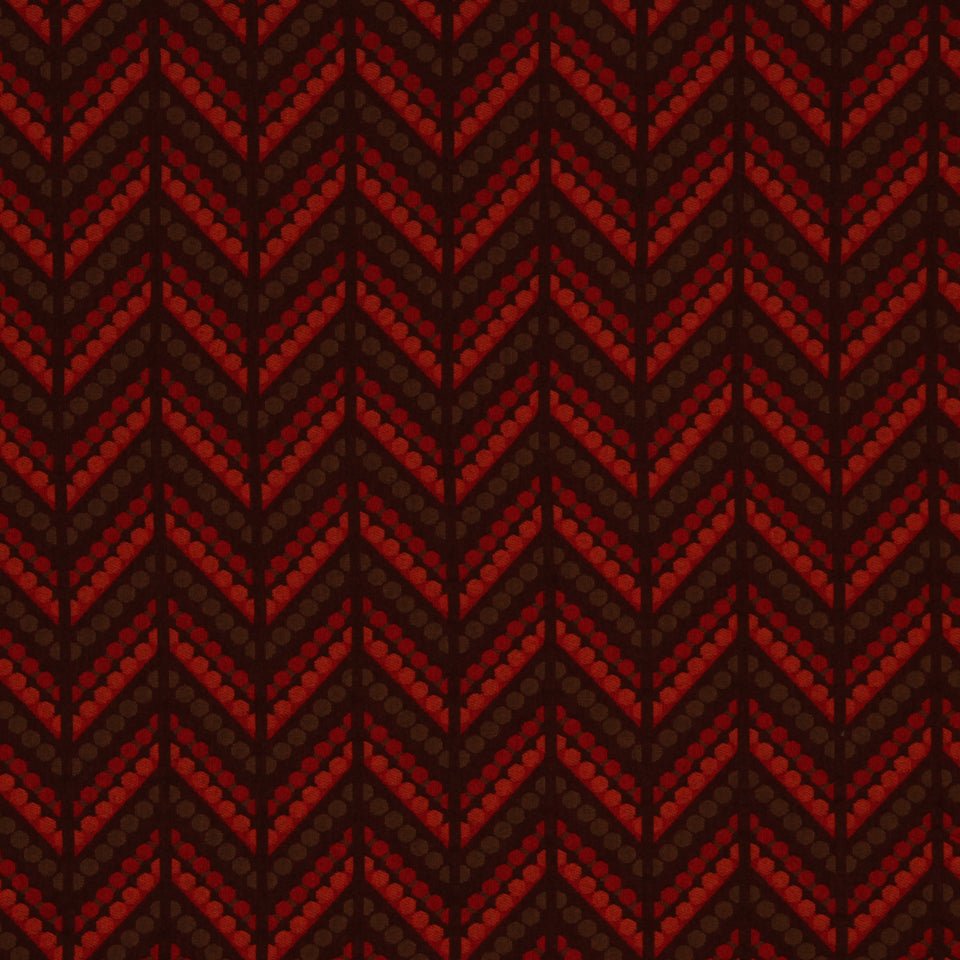 DOTTED ZIGS | RED HOT - Upholstery - Fabric