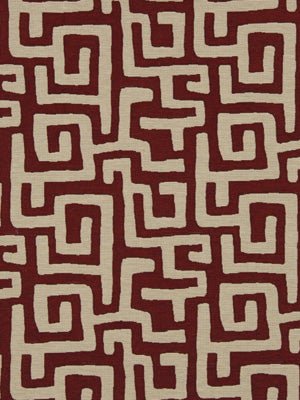 MAZE ALONG | RED HOT - Upholstery - Fabric