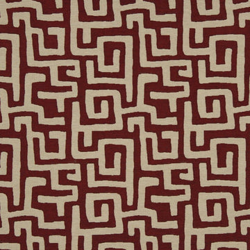 MAZE ALONG | RED HOT - Upholstery - Fabric