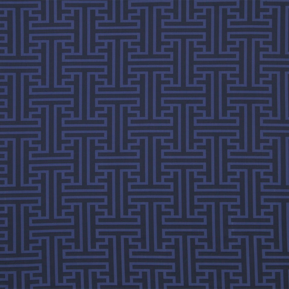 GEO DAMASK | ULTRAMARINE - Upholstery - Fabric