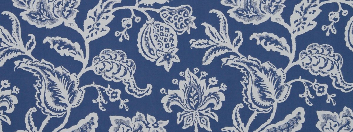 JACOBEAN TOSS | INDIGO - Upholstery - Fabric