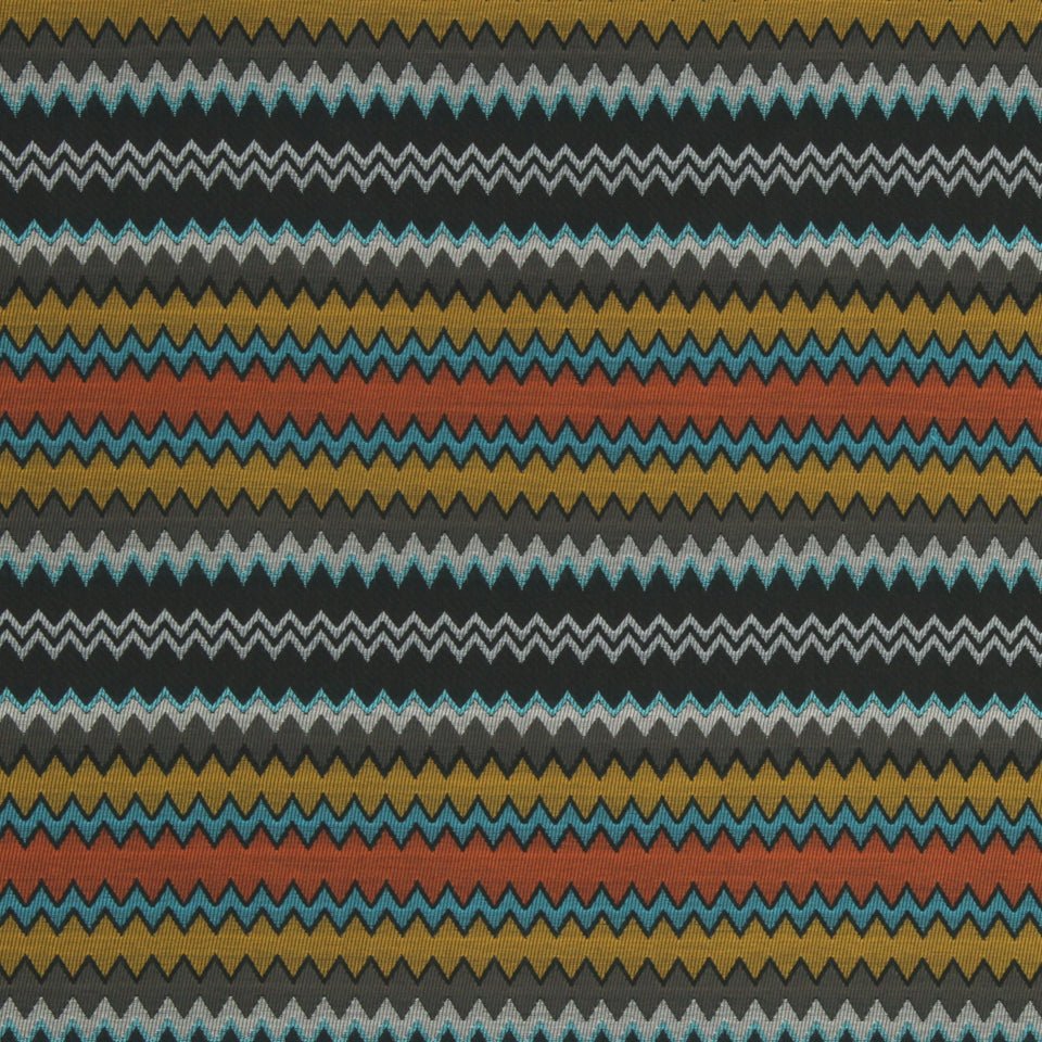 JAGGED EDGE | TURQUOISE - Upholstery - Fabric