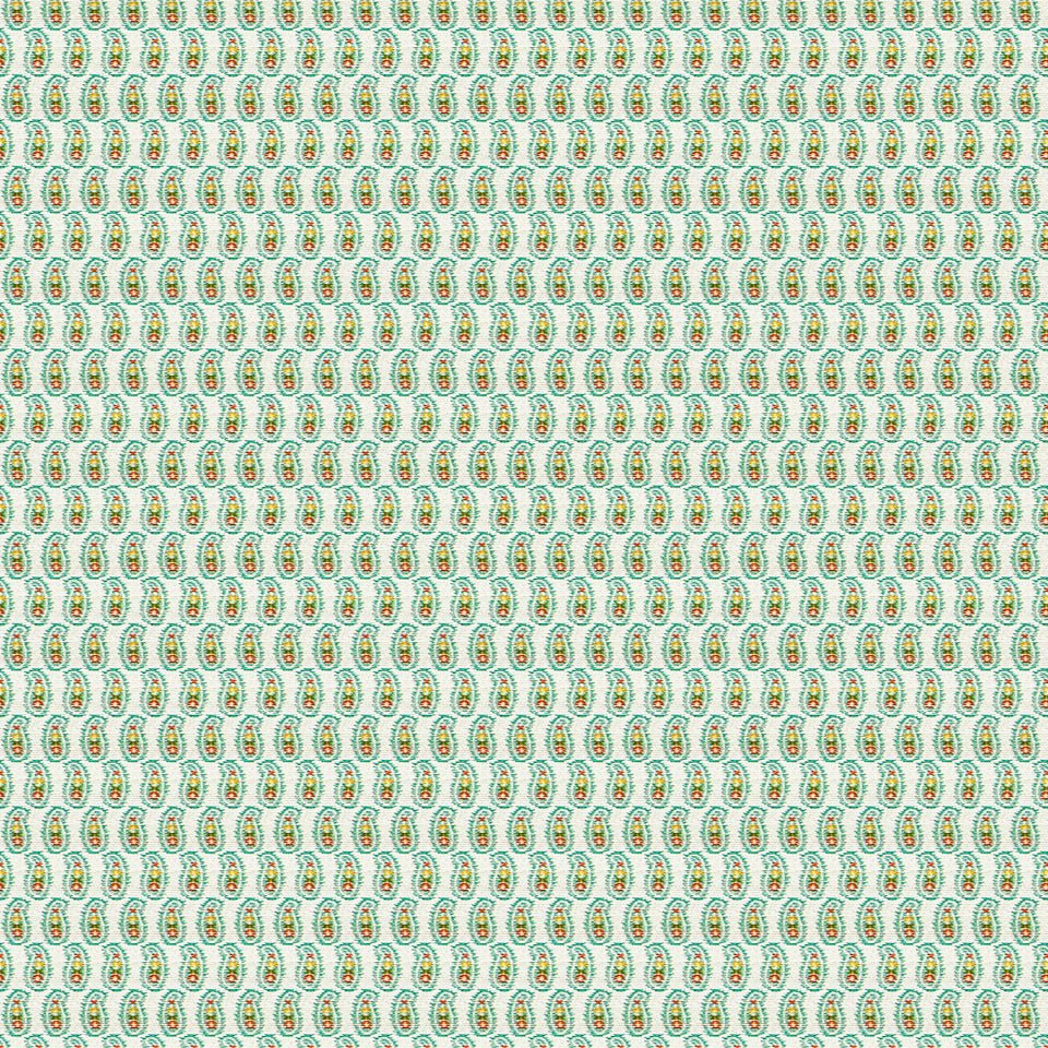 SMALL PAISLEY | VIRIDIAN - Upholstery - Fabric