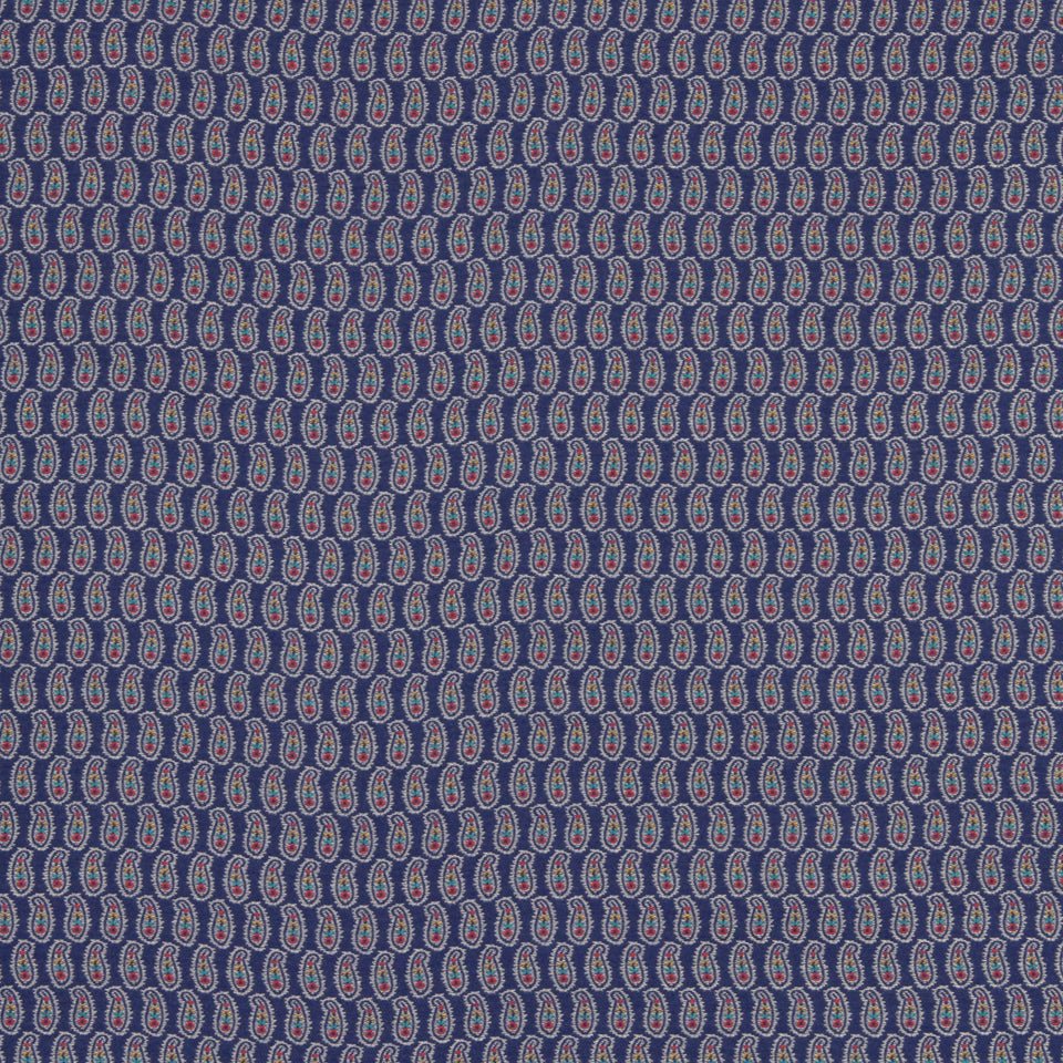 SMALL PAISLEY | COBALT - Upholstery - Fabric