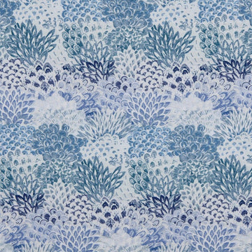 FEATHER FANS | COBALT - Upholstery - Fabric