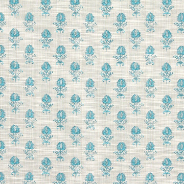 CLOE FLORA | TURQUOISE - Upholstery - Fabric