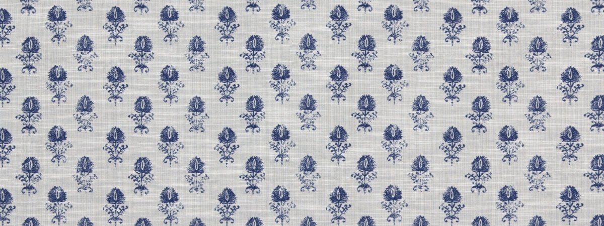 CLOE FLORA | COBALT - Upholstery - Fabric