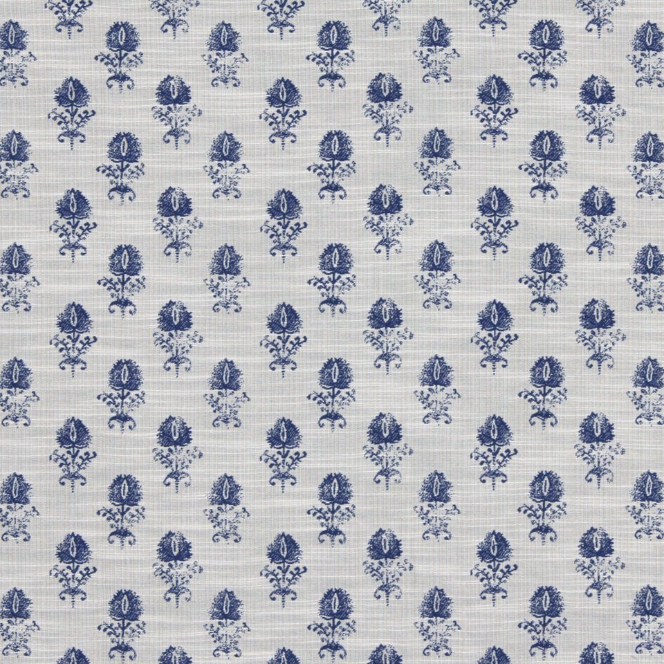 CLOE FLORA | COBALT - Upholstery - Fabric