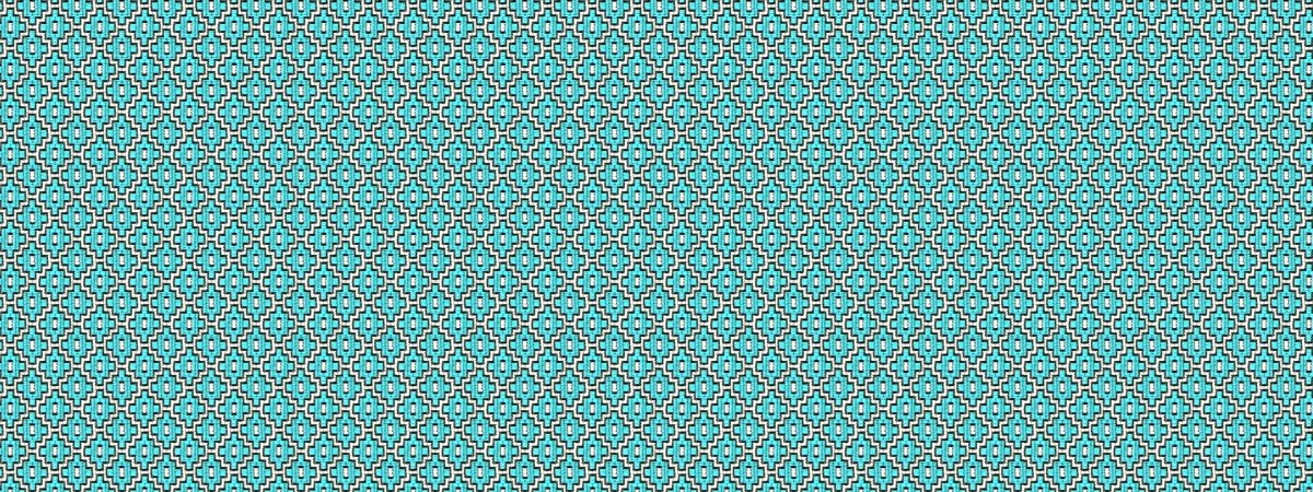 MAZE AVENUE | TURQUOISE - Upholstery - Fabric