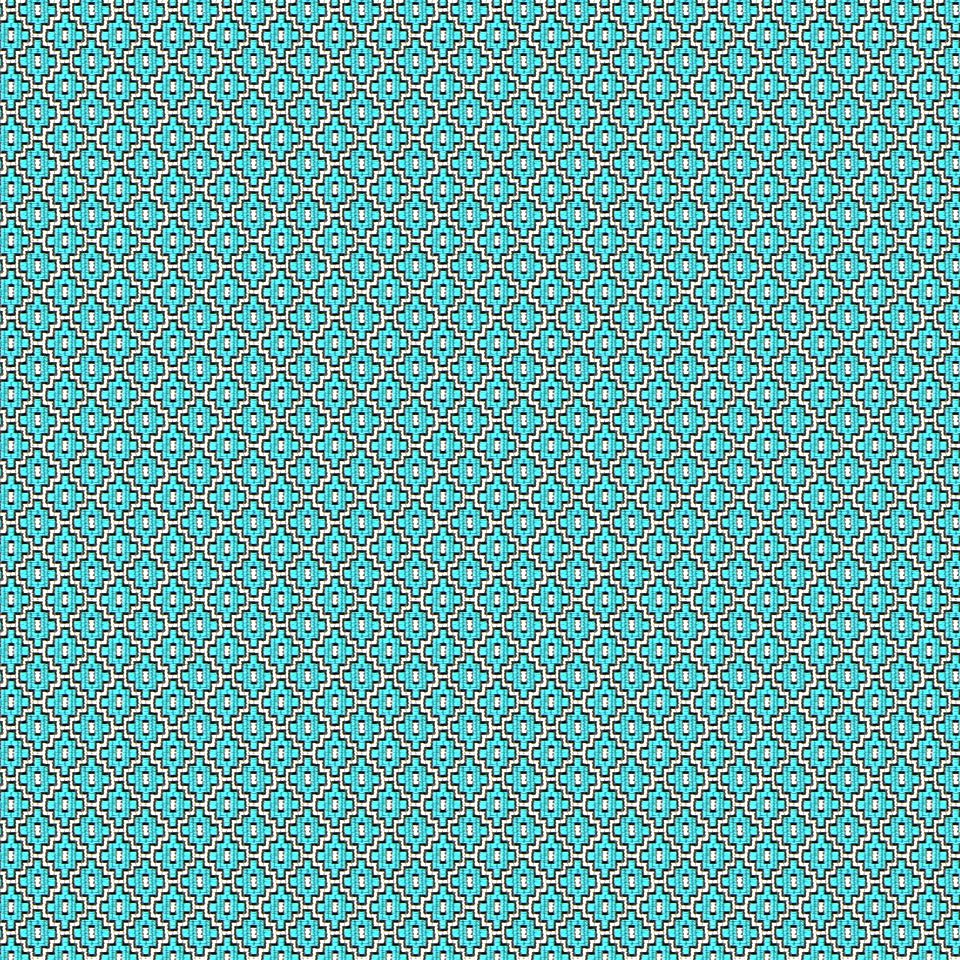 MAZE AVENUE | TURQUOISE - Upholstery - Fabric