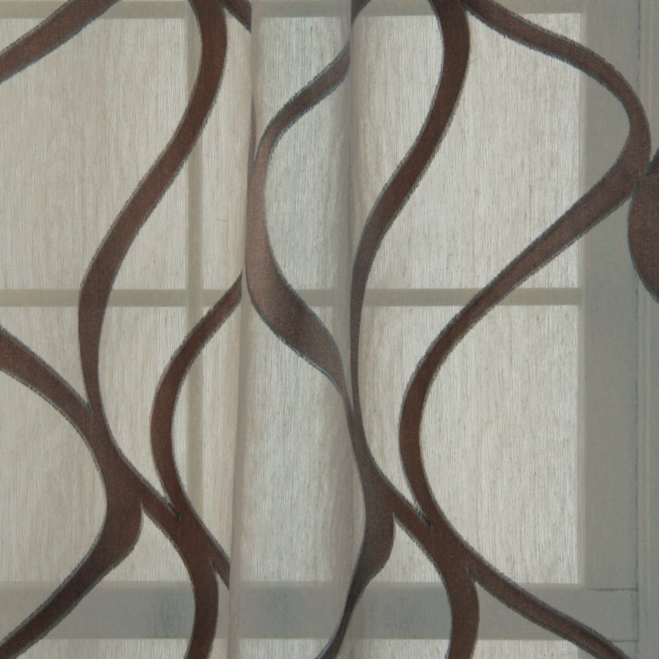 Pretty View | Cocoa - Drapery - Fabric