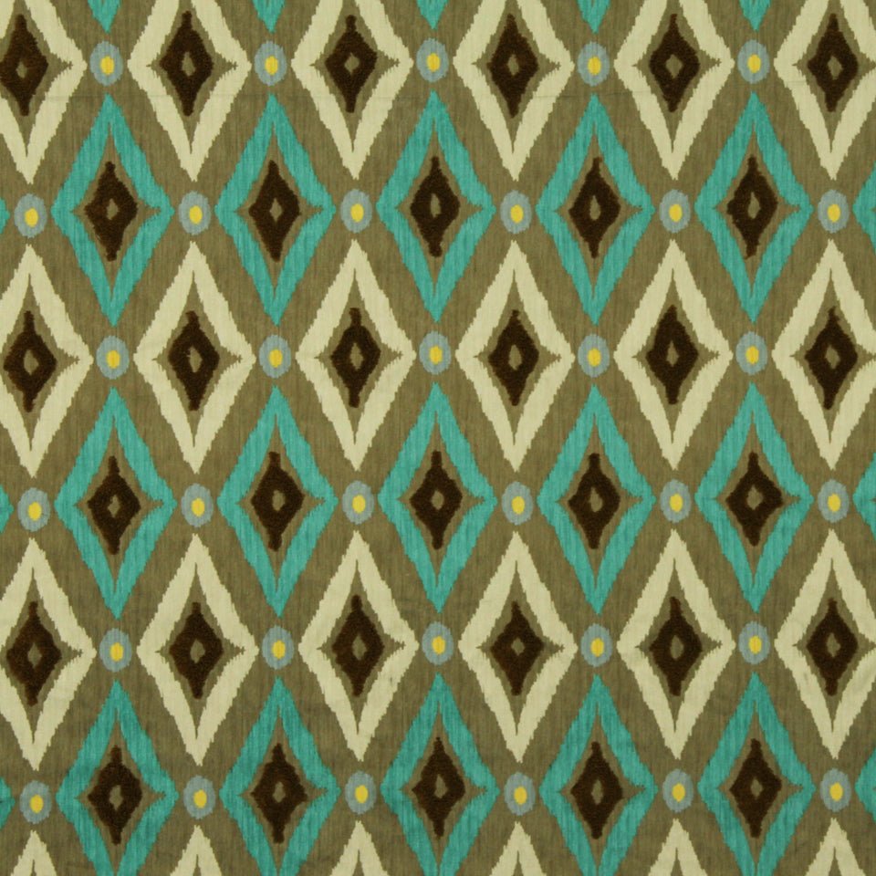 MODERN IKAT | POOL - Upholstery - Fabric