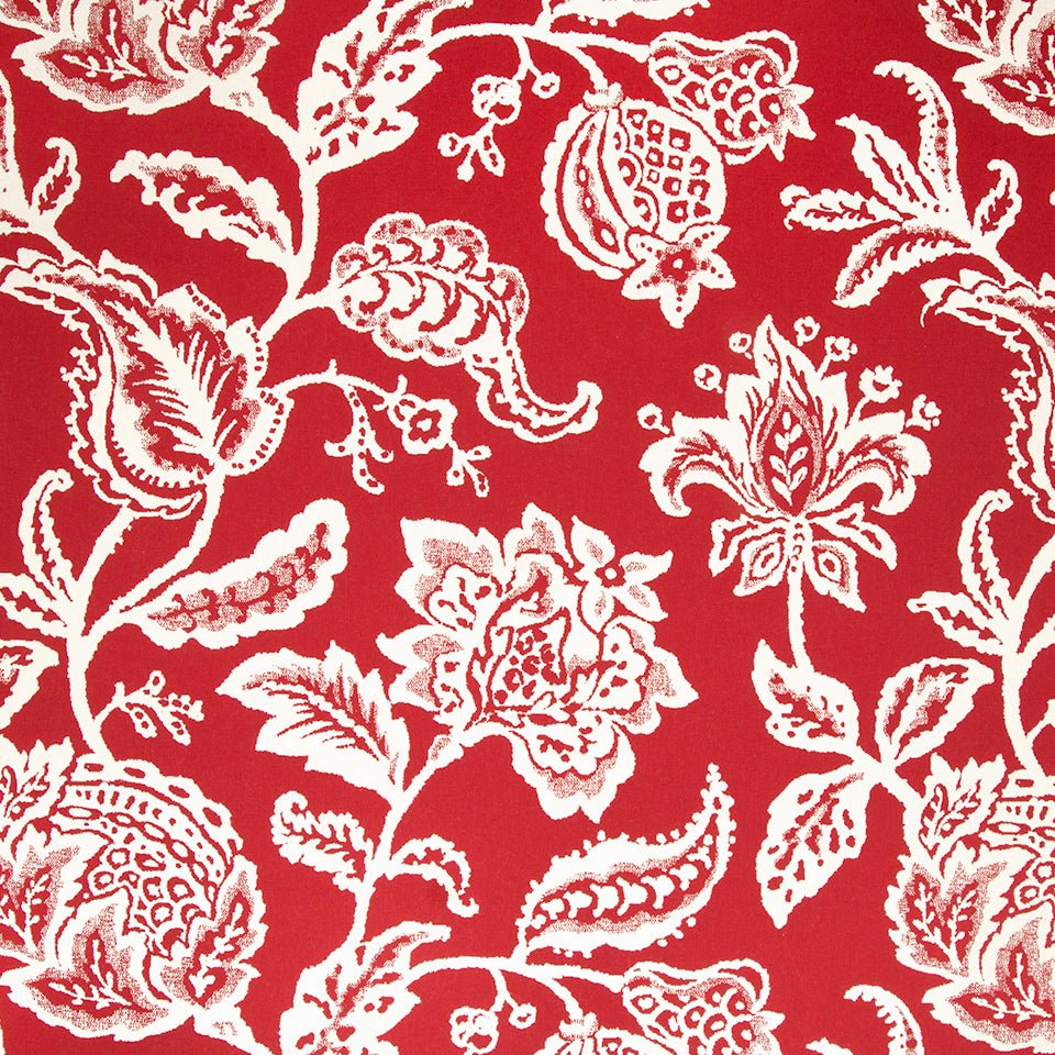 JACOBEAN TOSS | POPPY - Upholstery - Fabric