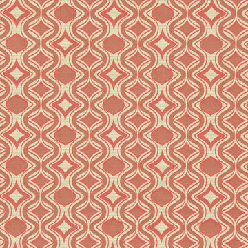 DIAMOND CURVE | TANGERINE - Upholstery - Fabric