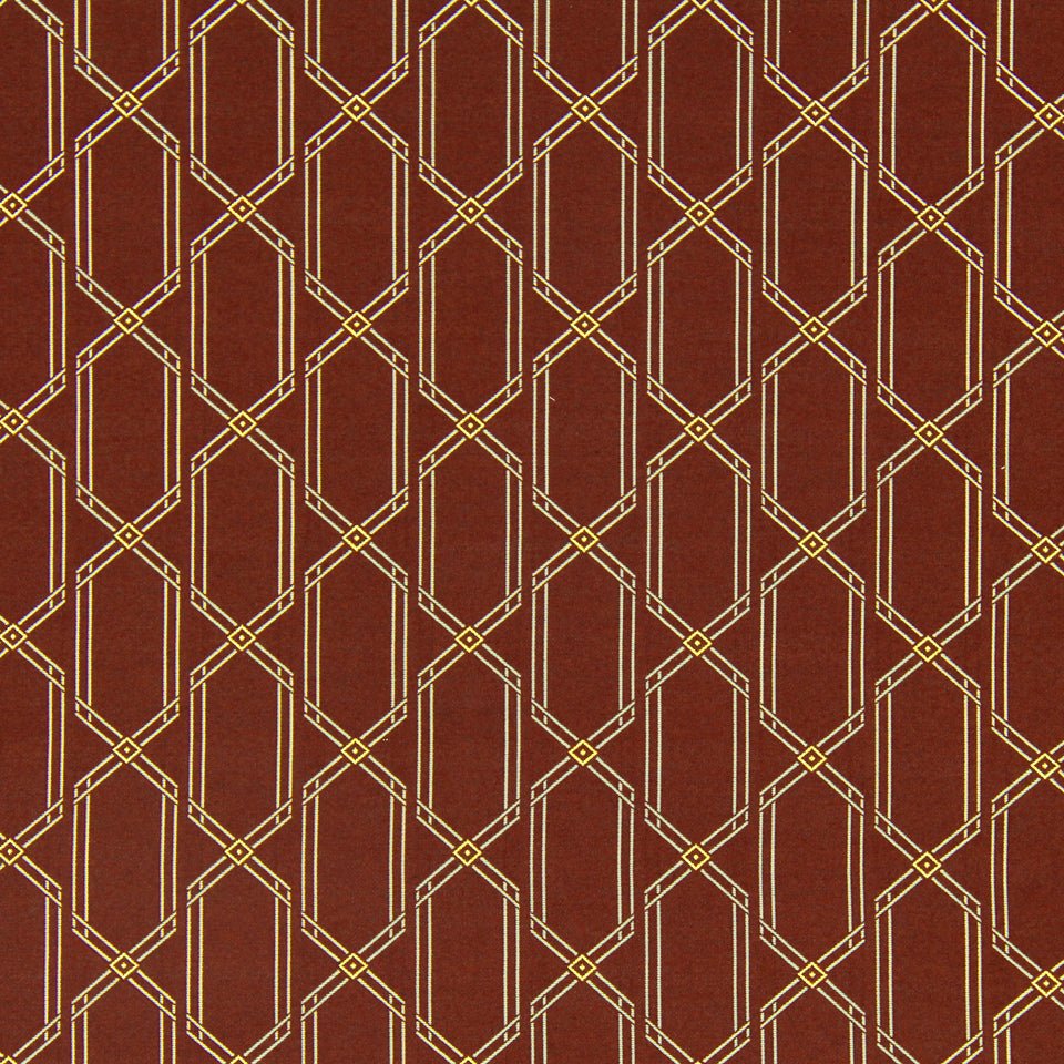 LUREX DIAMONDS | OXBLOOD - Upholstery - Fabric