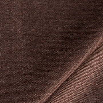 Mulberry Silk | Leather Brown - Drapery - Fabric