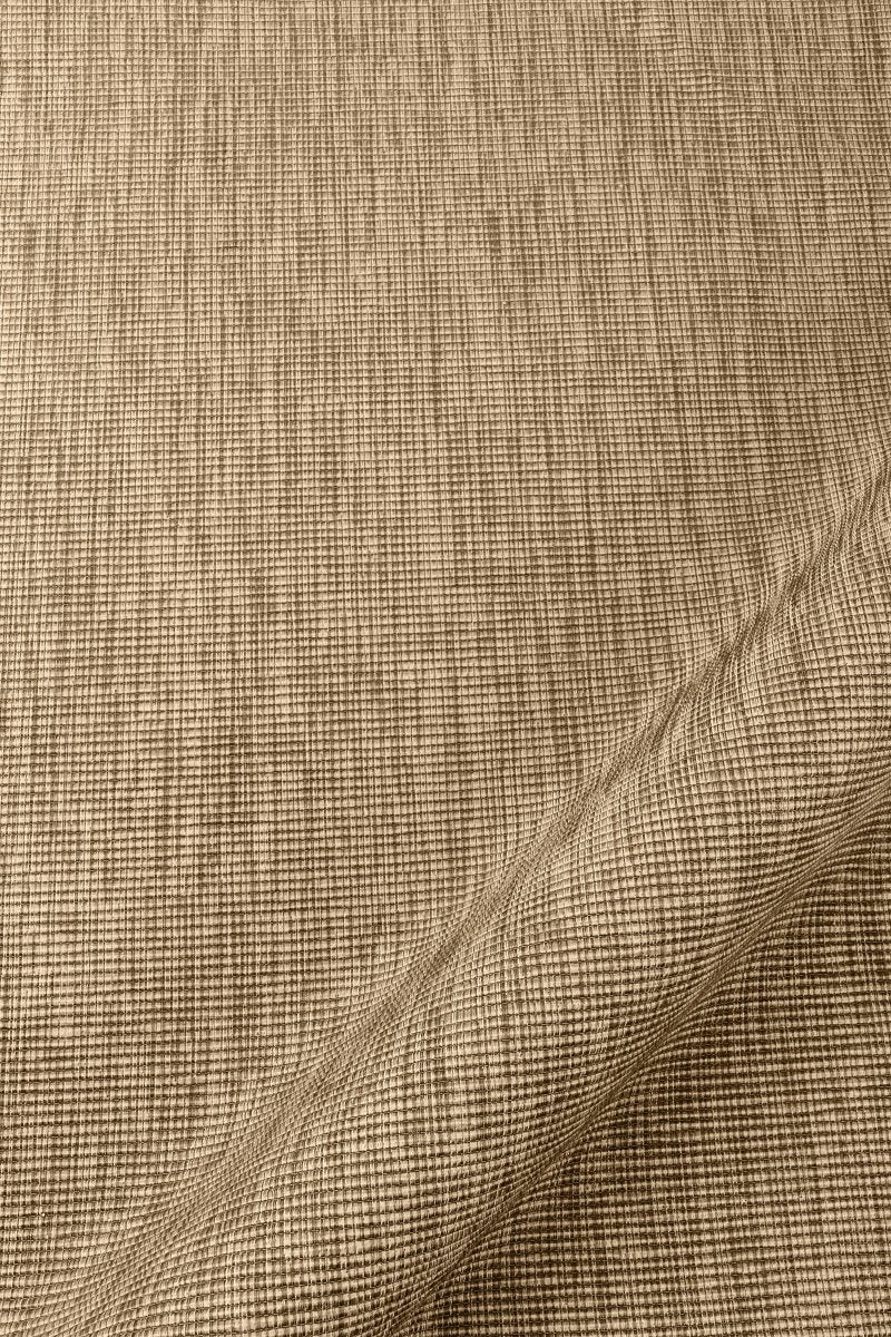 Pattu Ottoman | Bark - Drapery - Fabric