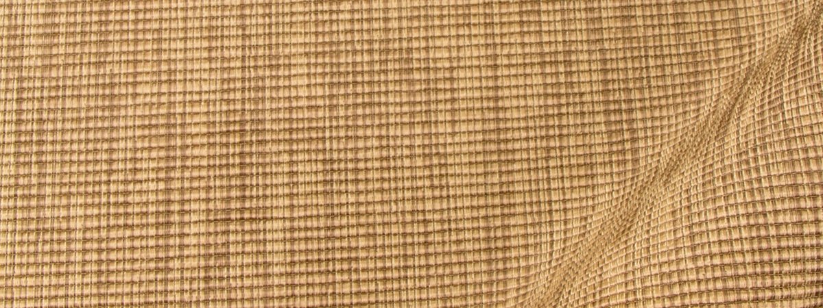 Pattu Ottoman | Bark - Drapery - Fabric