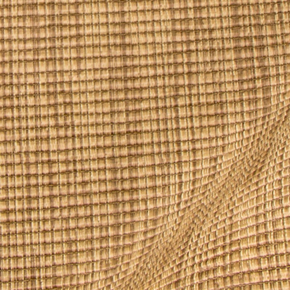 Pattu Ottoman | Bark - Drapery - Fabric