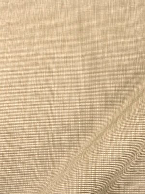 Pattu Ottoman | Travertine - Drapery - Fabric