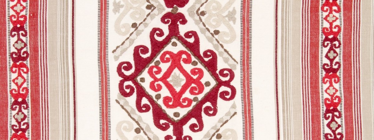Mela Stripe | Vermillion - Multi-purpose