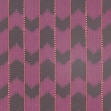 IKAT SATIN | RHUBARB - Upholstery - Fabric