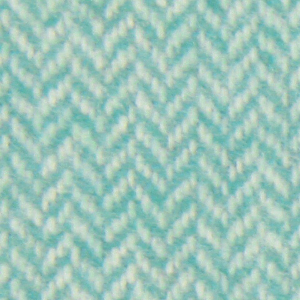 Wool Chevron | Turquoise - Upholstery - Fabric