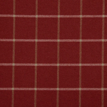 Helios Plaid | Classic Crimson - Upholstery - Fabric