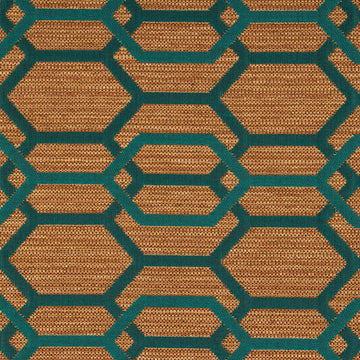 HEXAGON LINKS | MEDITERRANEAN - Upholstery - Fabric