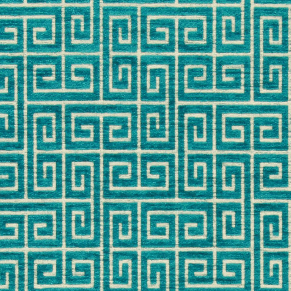 Plush Keys Bk | Turquoise - Upholstery - Fabric