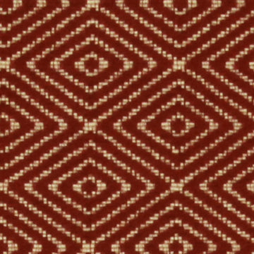 RAISED GEO | CLASSIC CRIMSON - Upholstery - Fabric