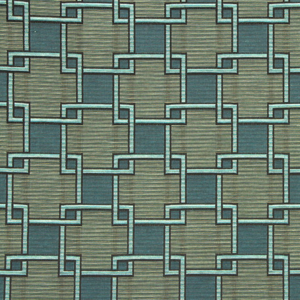 FRETWORK STRIE | MARINE - Upholstery - Fabric