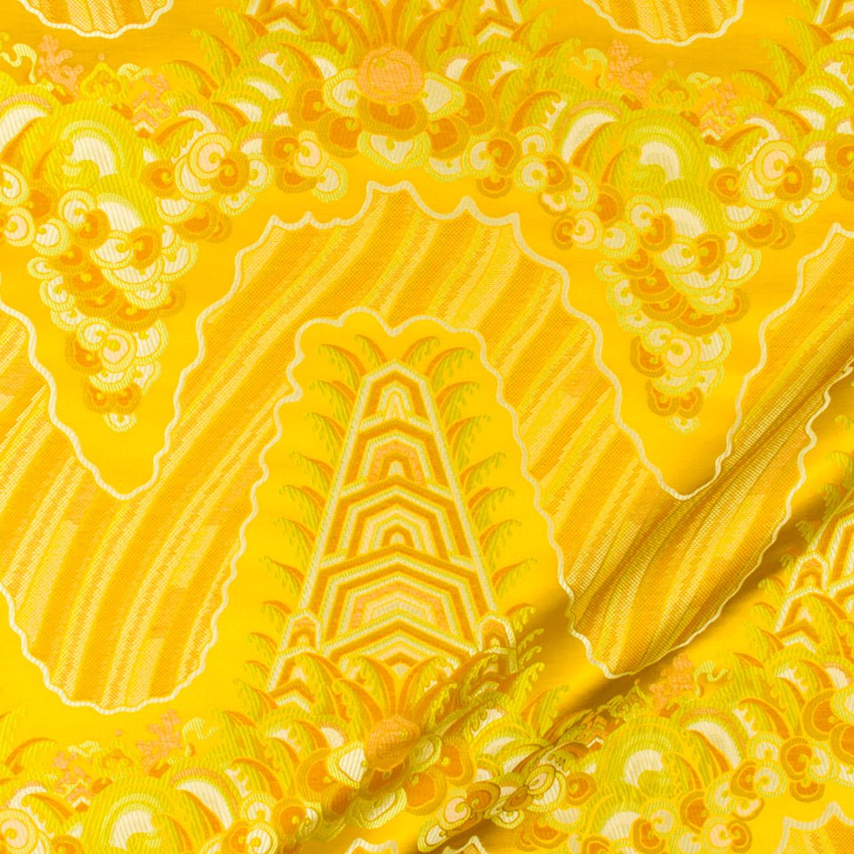 SILK OCEAN | YELLOW - Drapery - Fabric