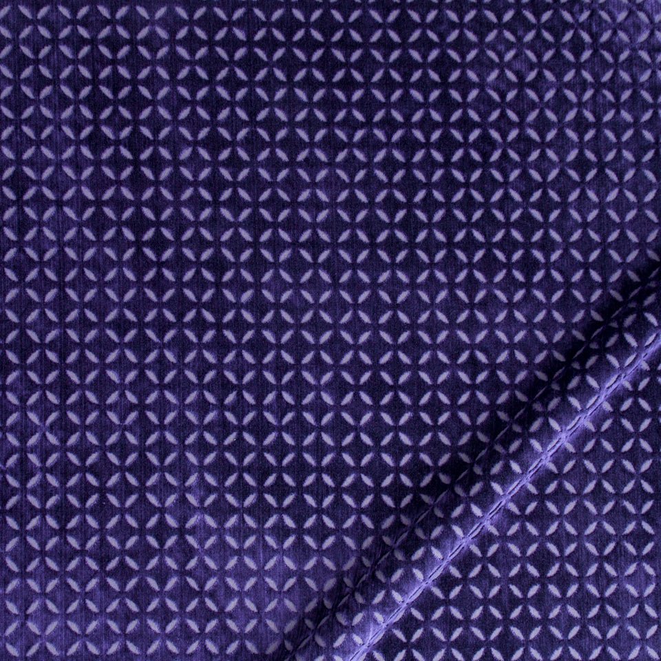 Plush Star | Royal Purple - Upholstery - Fabric