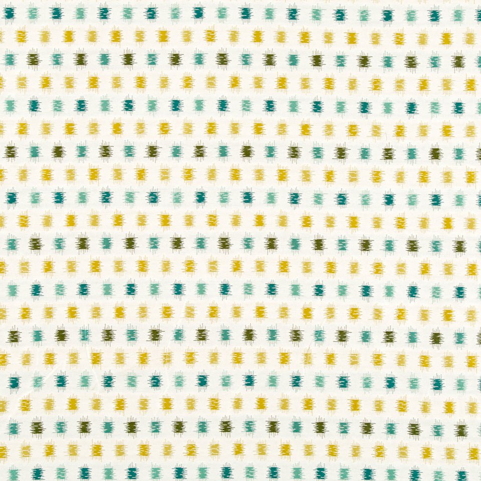 ALMA SQUARES | PEACOCK - Upholstery - Fabric