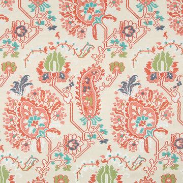 AZTEC FLOWERS | CORAL REEF - Upholstery - Fabric