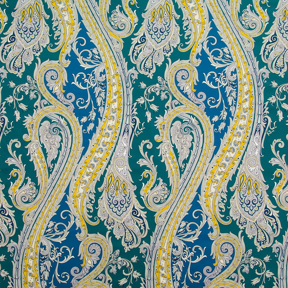Fun Paisley | Calypso Blue - Upholstery - Fabric