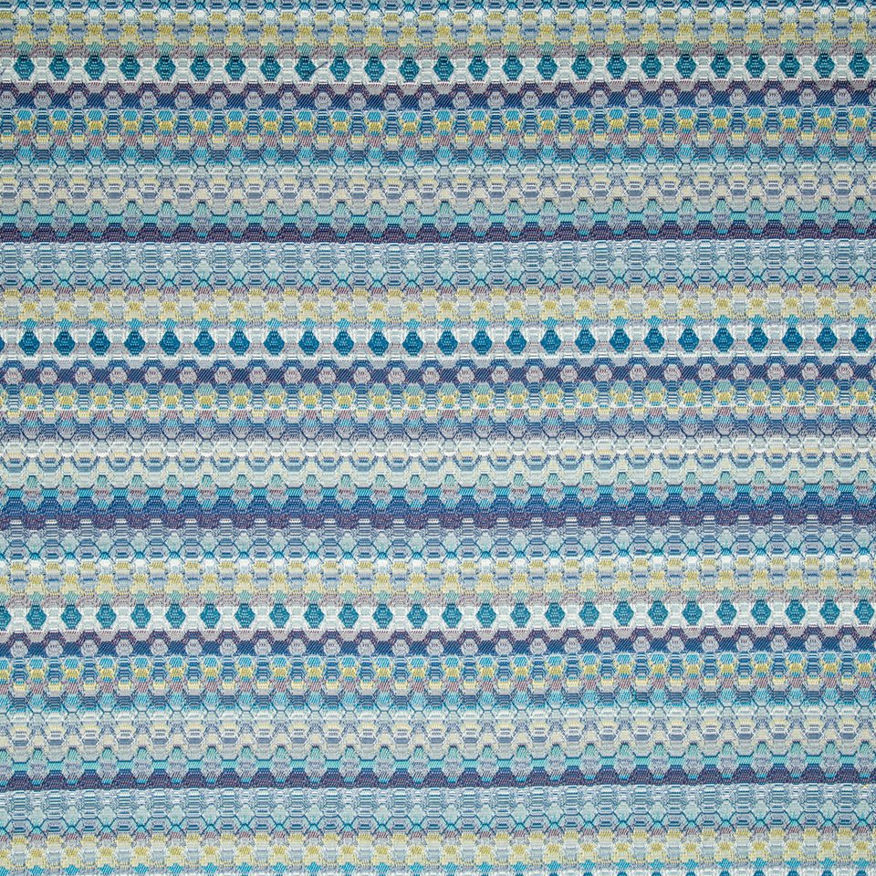 MERLOT WAY | CALYPSO BLUE - Upholstery - Fabric